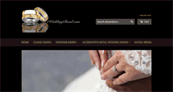 Desktop Screenshot of 1weddingband.com